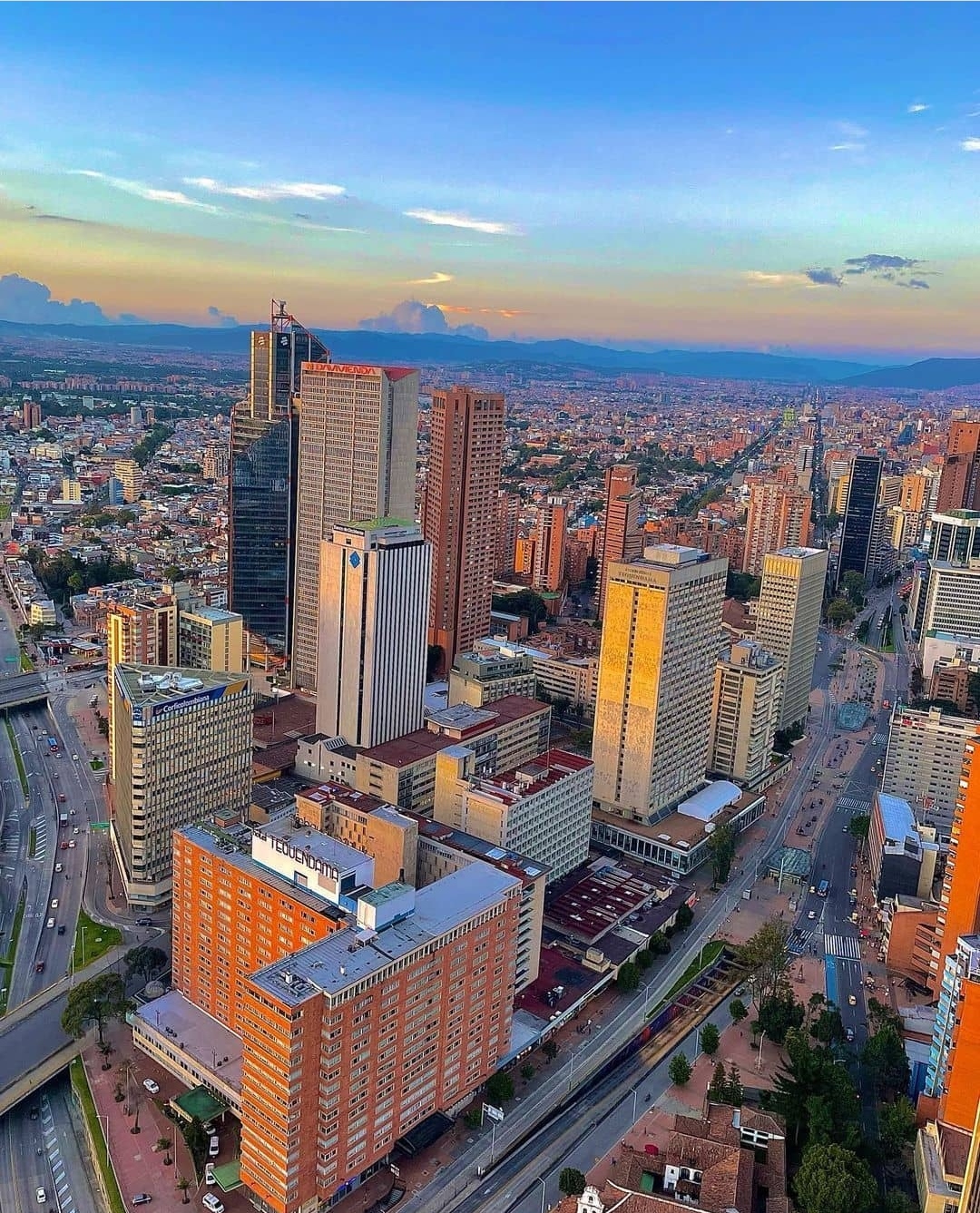 bogota cityscape